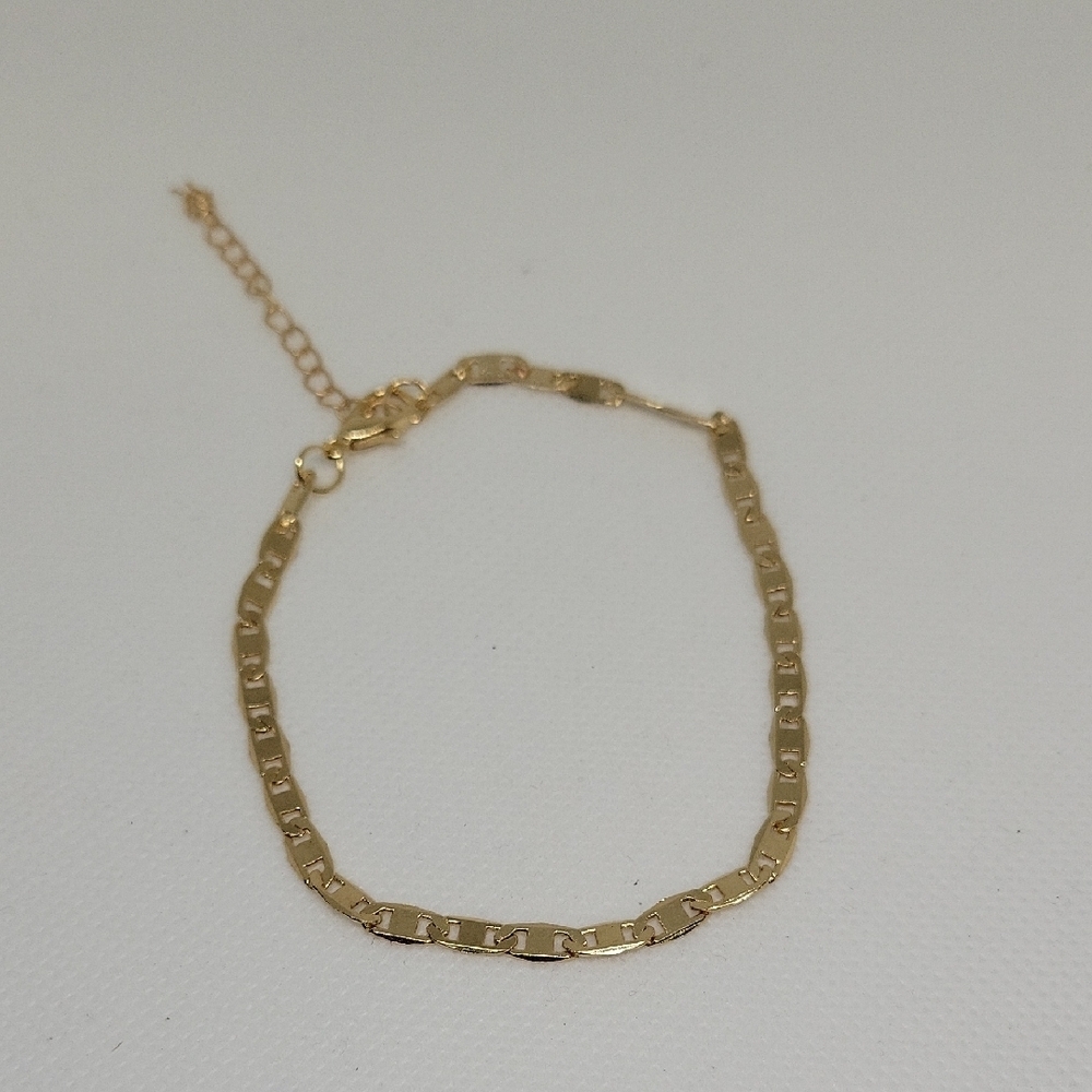 T Square Gold 8" + 2" Bracelet